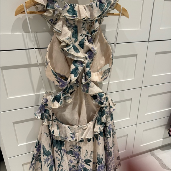 Zimmermann floral dress size 2 side and back cutout - Picture 4 of 4